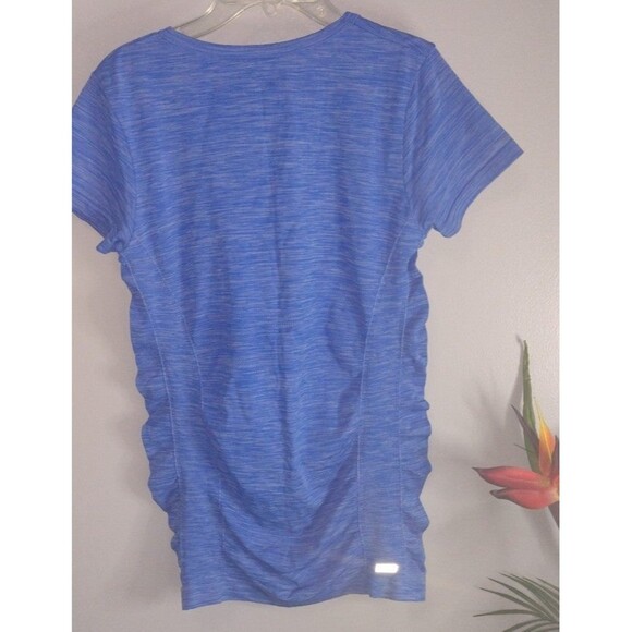 Danskin Now 2 Pcs Bundle Womens Shirt Semi Fitted Blue Short Sleeve Size Medium - Picture 8 of 10